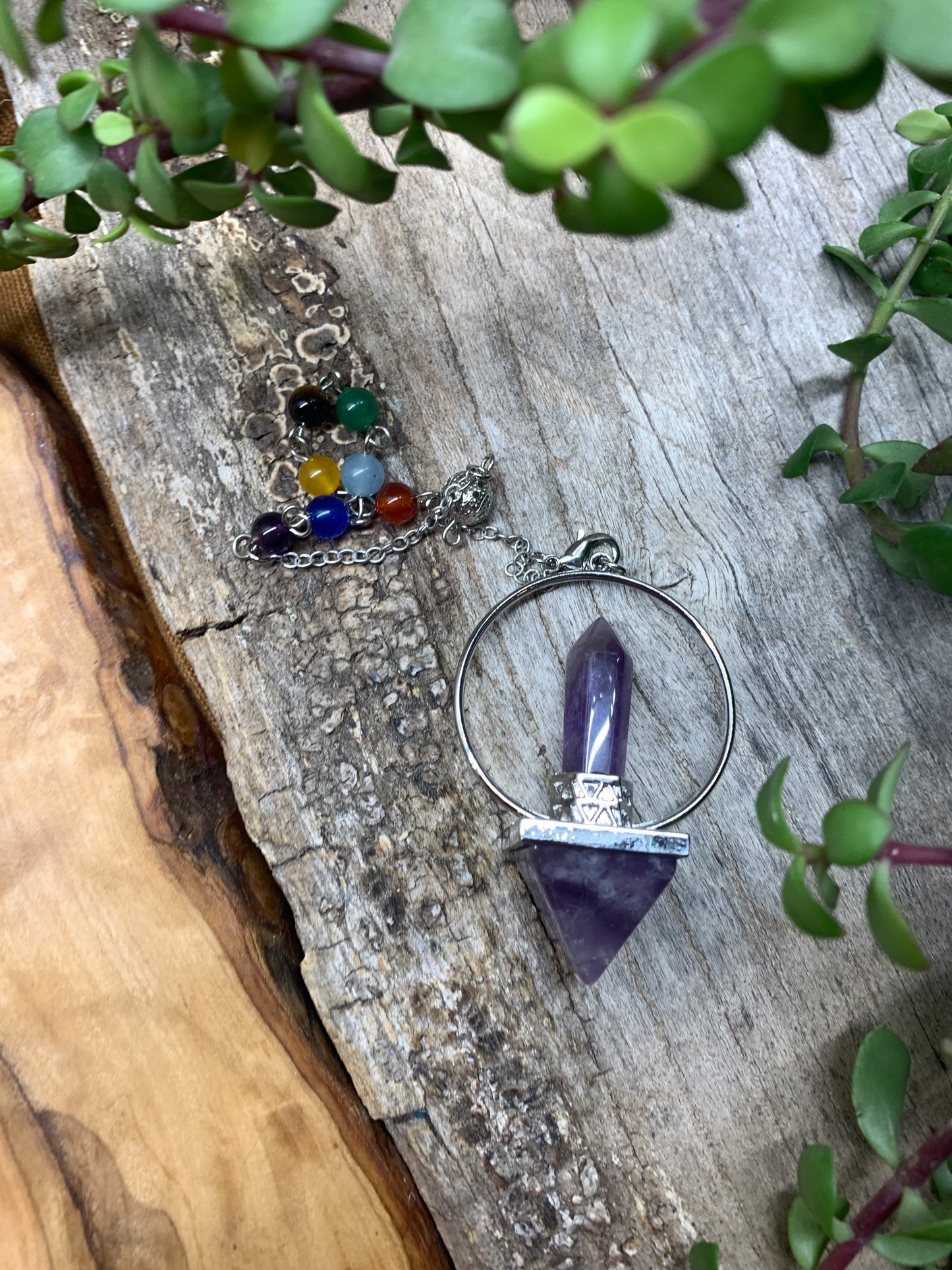 Pendulum Amethyst Chakra PND-0069