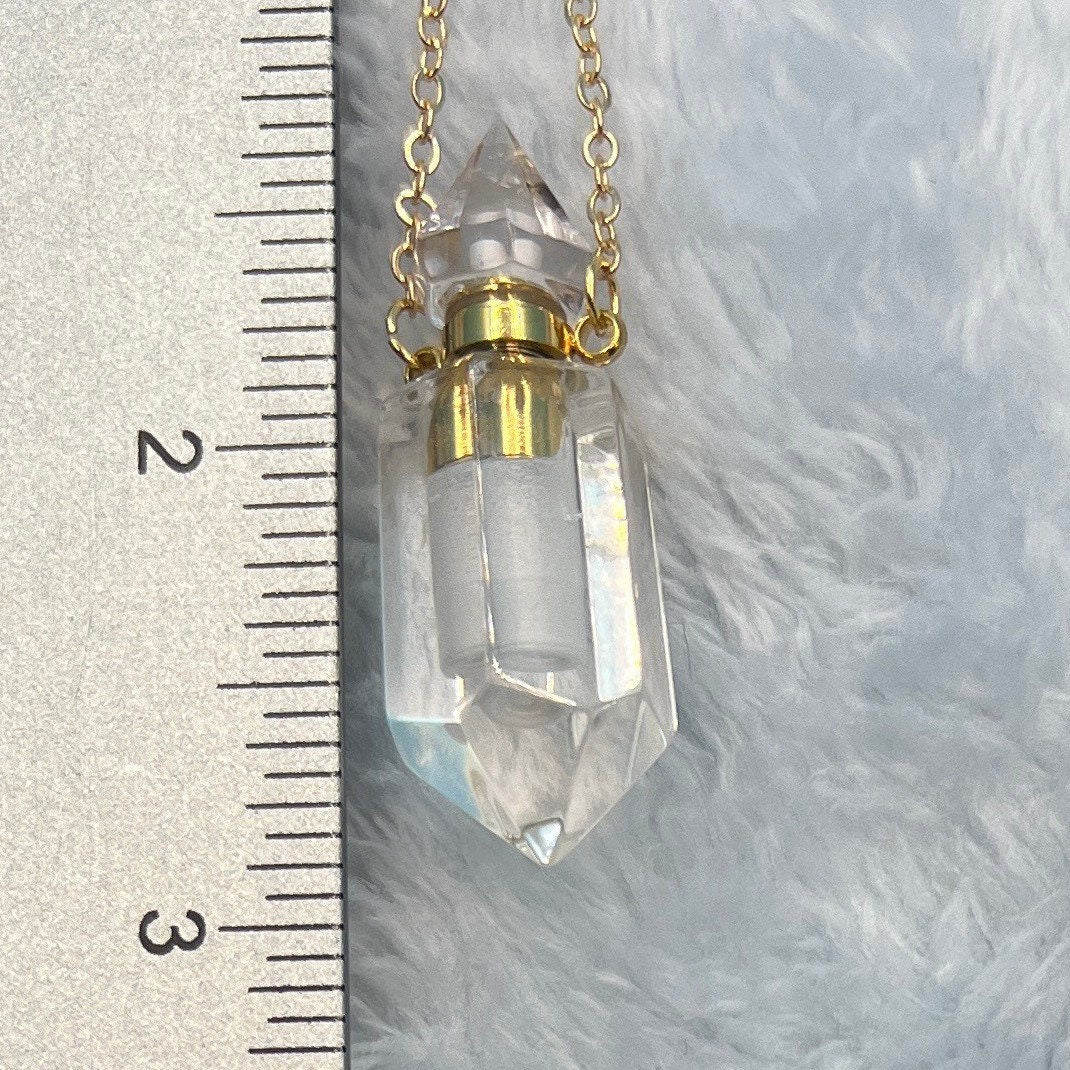 Clear Quartz Potion Bottle NCK-2657