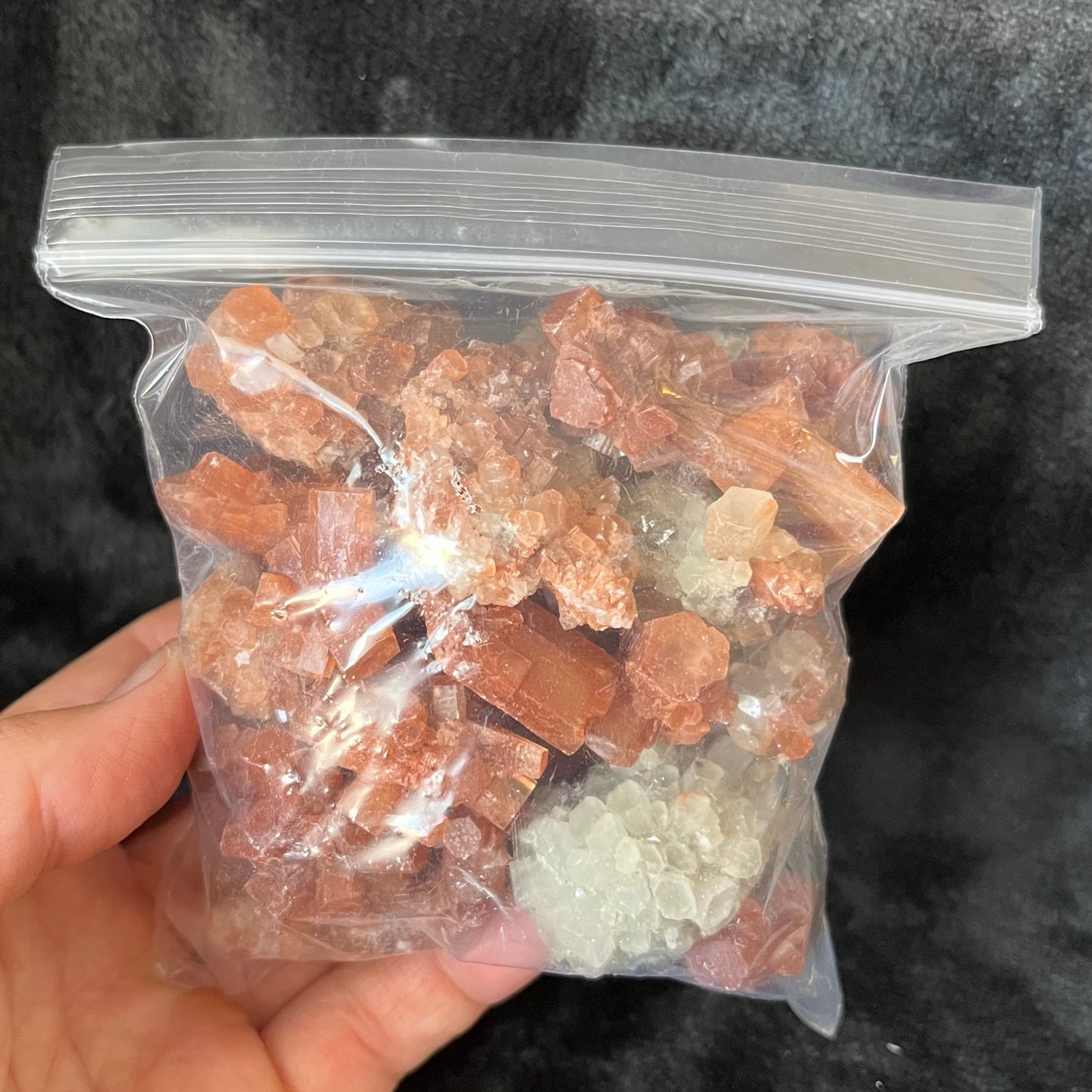 Aragonite Crystal Cluster, 1 pound lot (Approx. 3/4”-1 3/4”)WC-0028