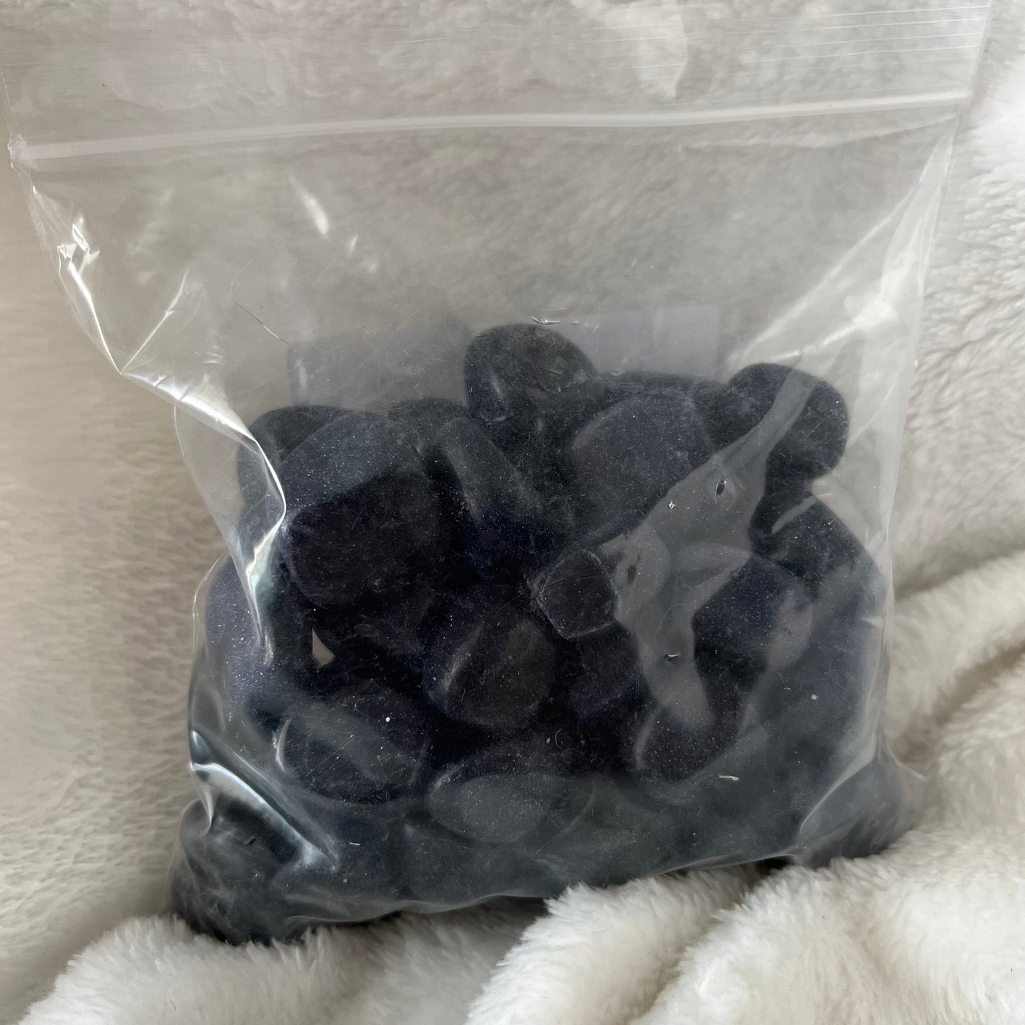 Blue Goldstone Tumbled Stone, 1 Pound Bag WT-0023