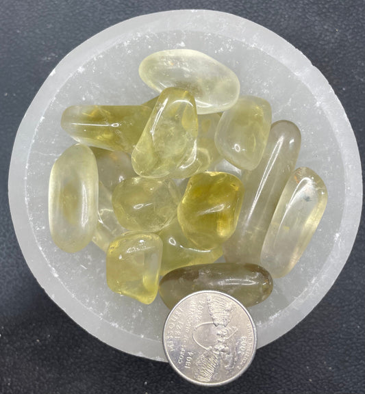 Citrine Crystal, Polished 1 Pound Bag (Approx. 20-35 mm) WT-0031