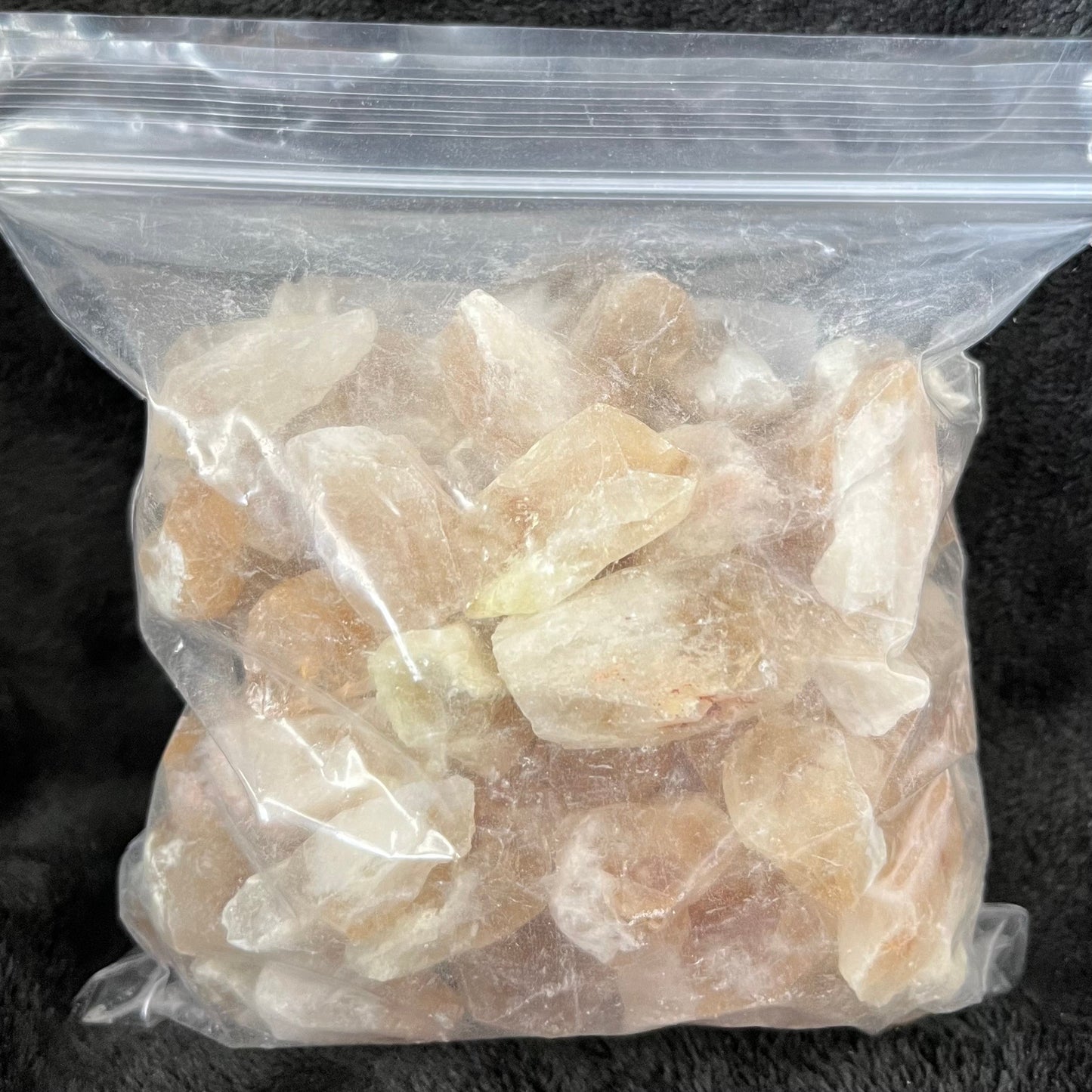 Citrine Crystal Points, Raw, 1 Pound Bag WT-0043
