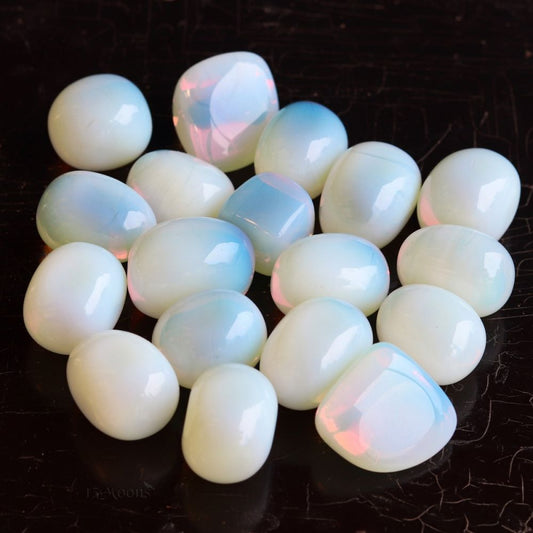 Opalite Tumbled Stone, 1 Pound Bag (Approx. 20-30 mm) WT-0097