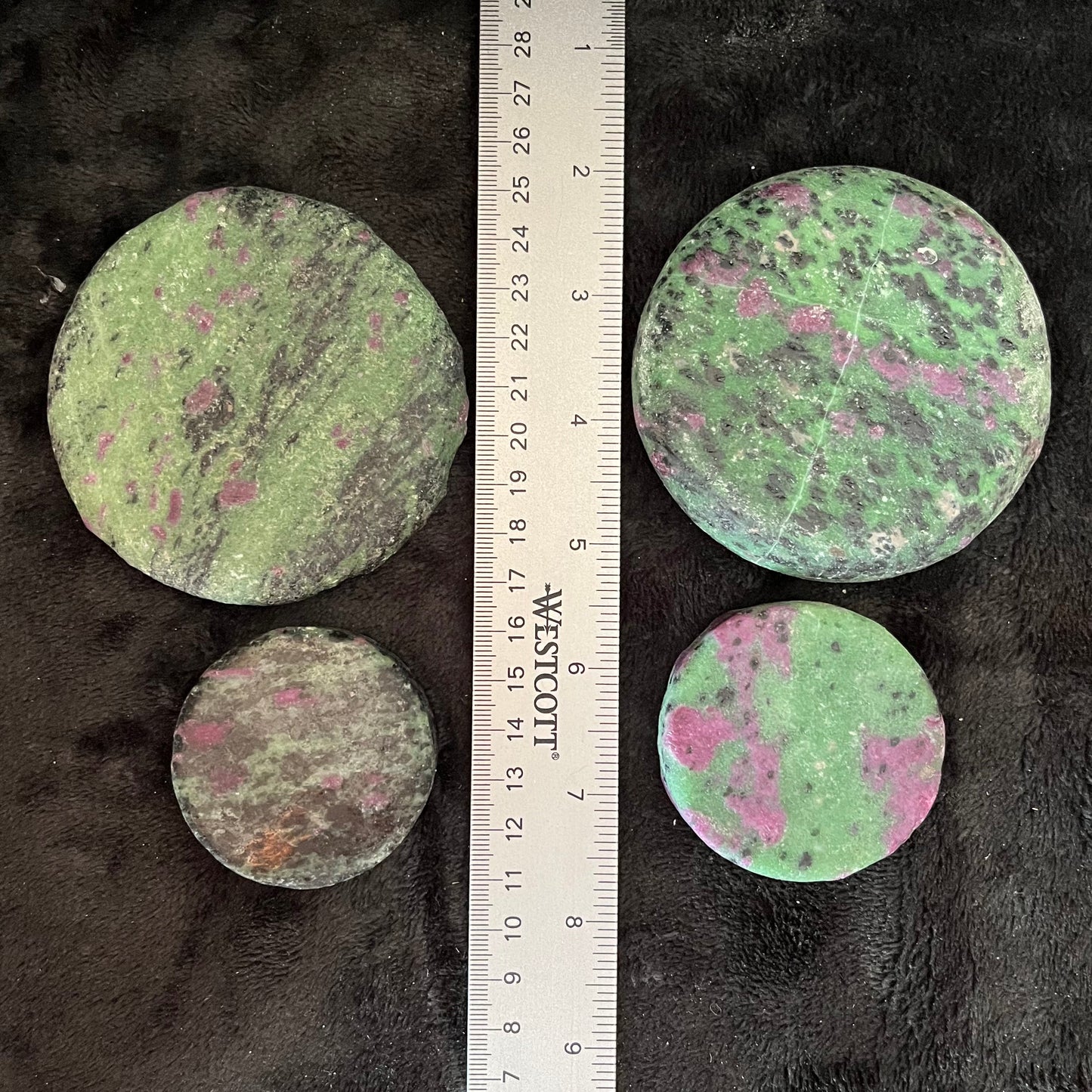 Ruby in Zoisite Disk, 1 Pound, WF-0021