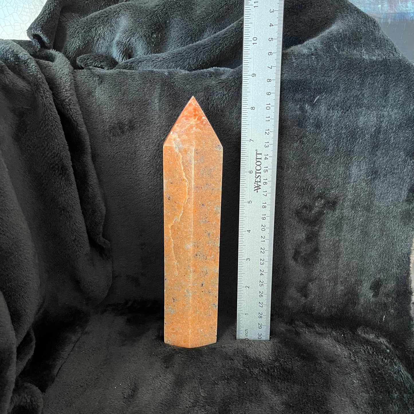 Sunstone Obelisk Large, (Approx .2 bs each) WO-0047