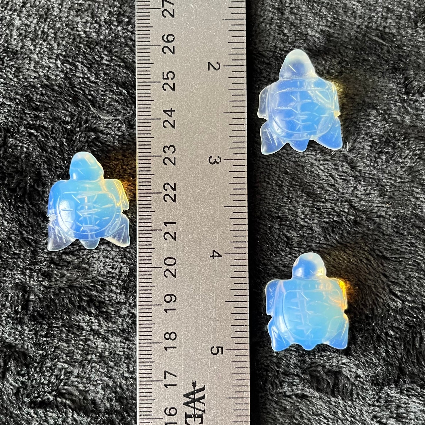 Opalite Carved Sea Turtle (Approx. 1”) 0150