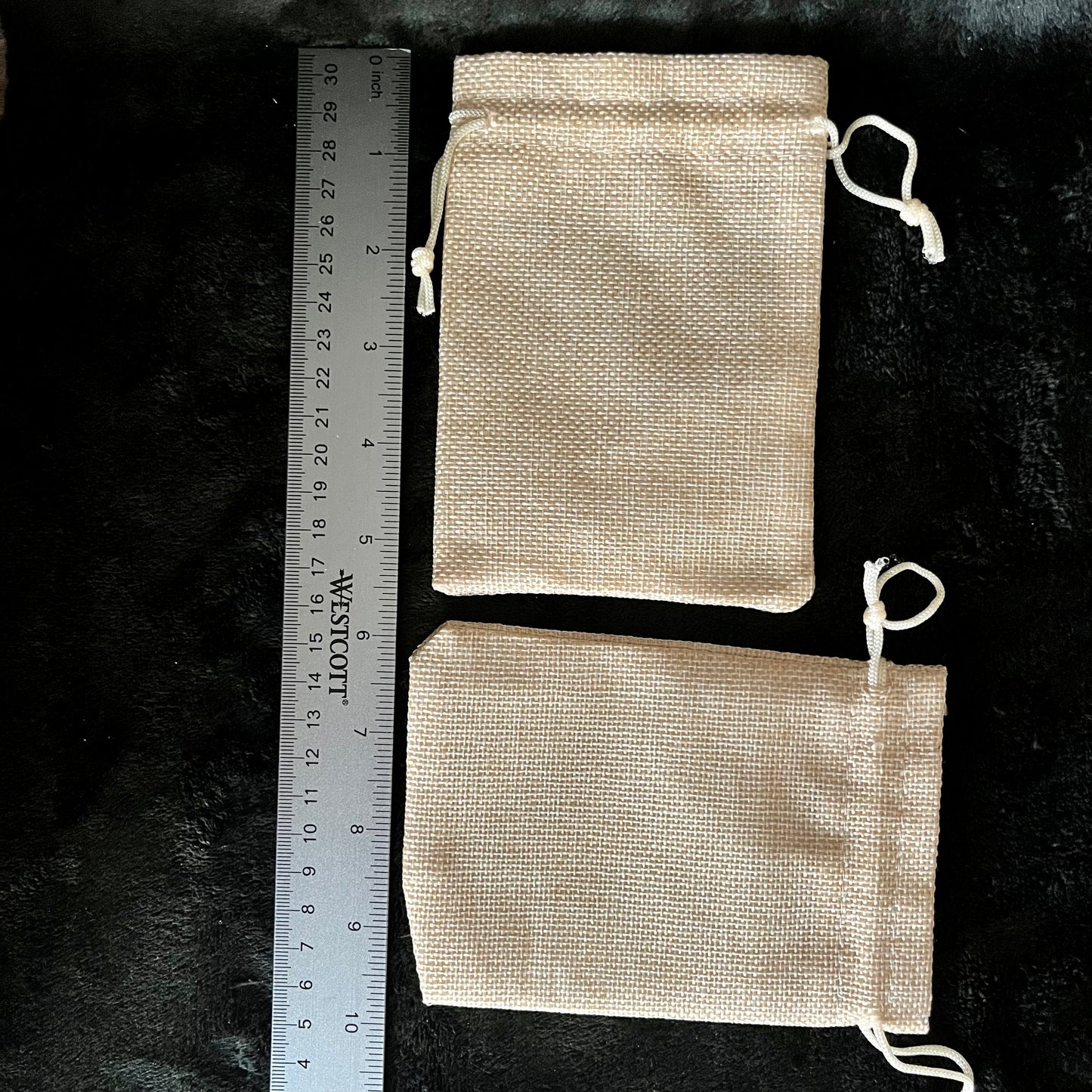 Golden Tweed Drawstring Bag (Approx. 4” x 6") BAG-0130