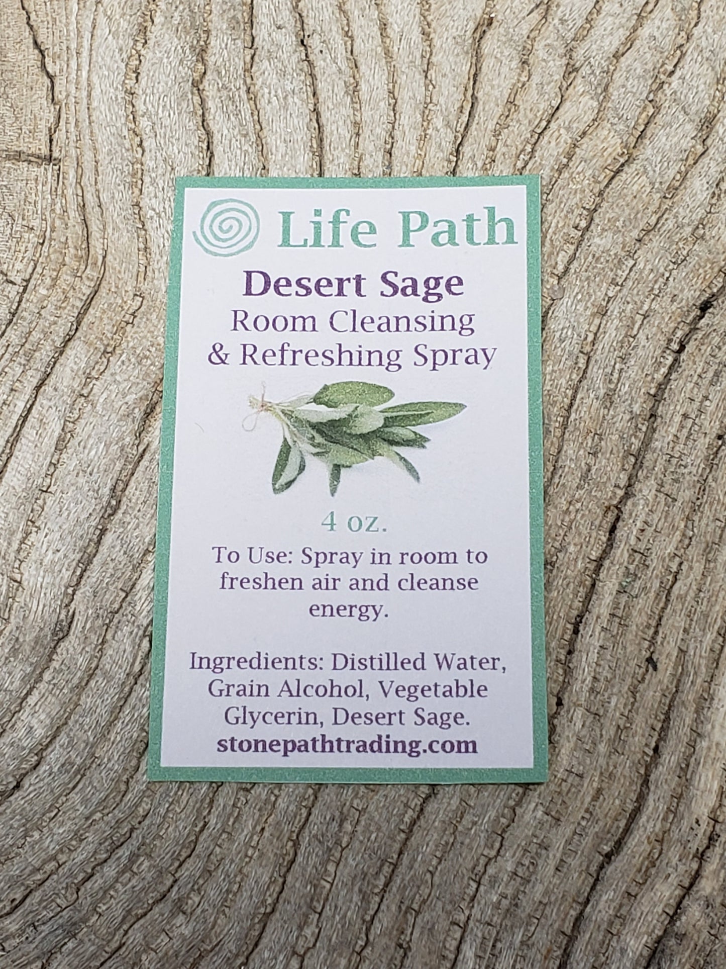 Desert Sage Room Cleansing  Spray, 4 oz. BAH-0006