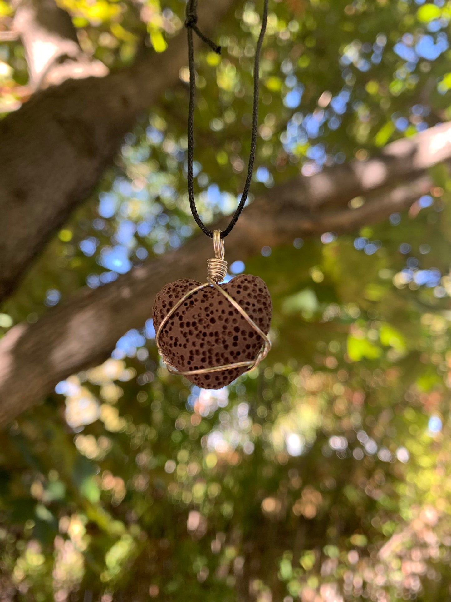 Brown Lava Necklace NCK-0020