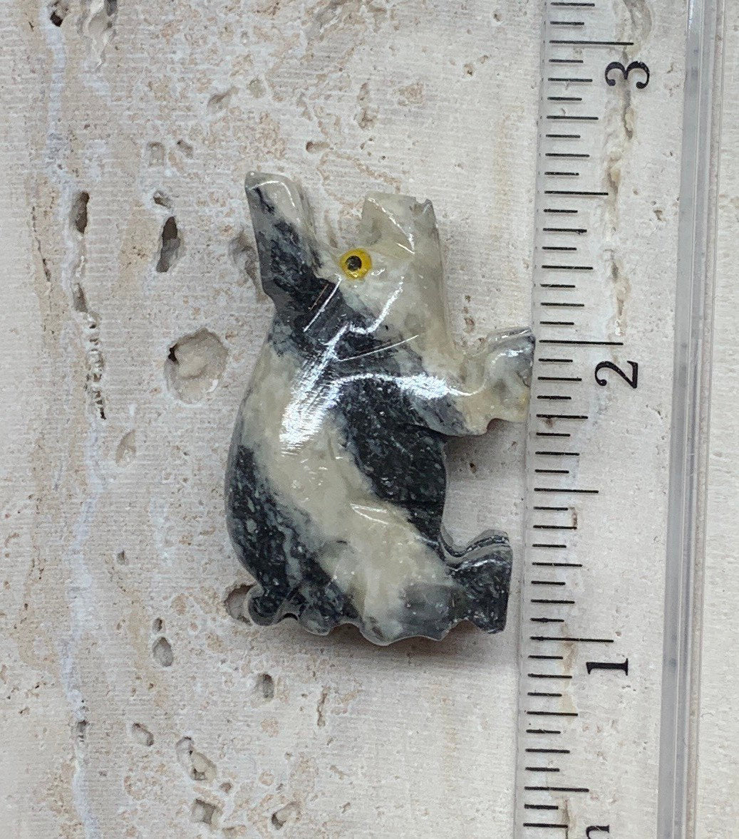 Pig Carved Soapstone (Approx. 1 5/8") 0810