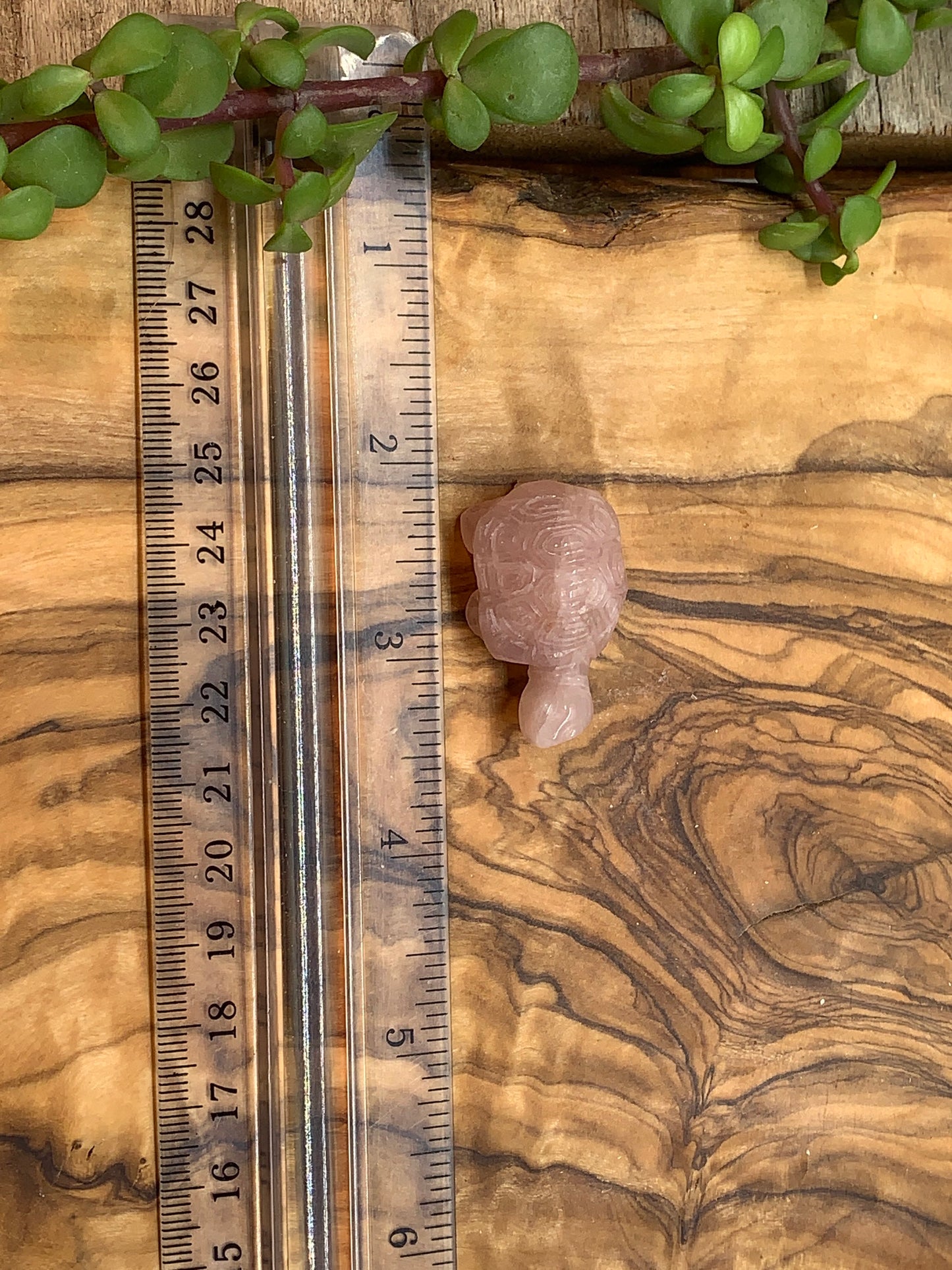 Rose Quartz Turtle (Approx. 1 1/2") 0071