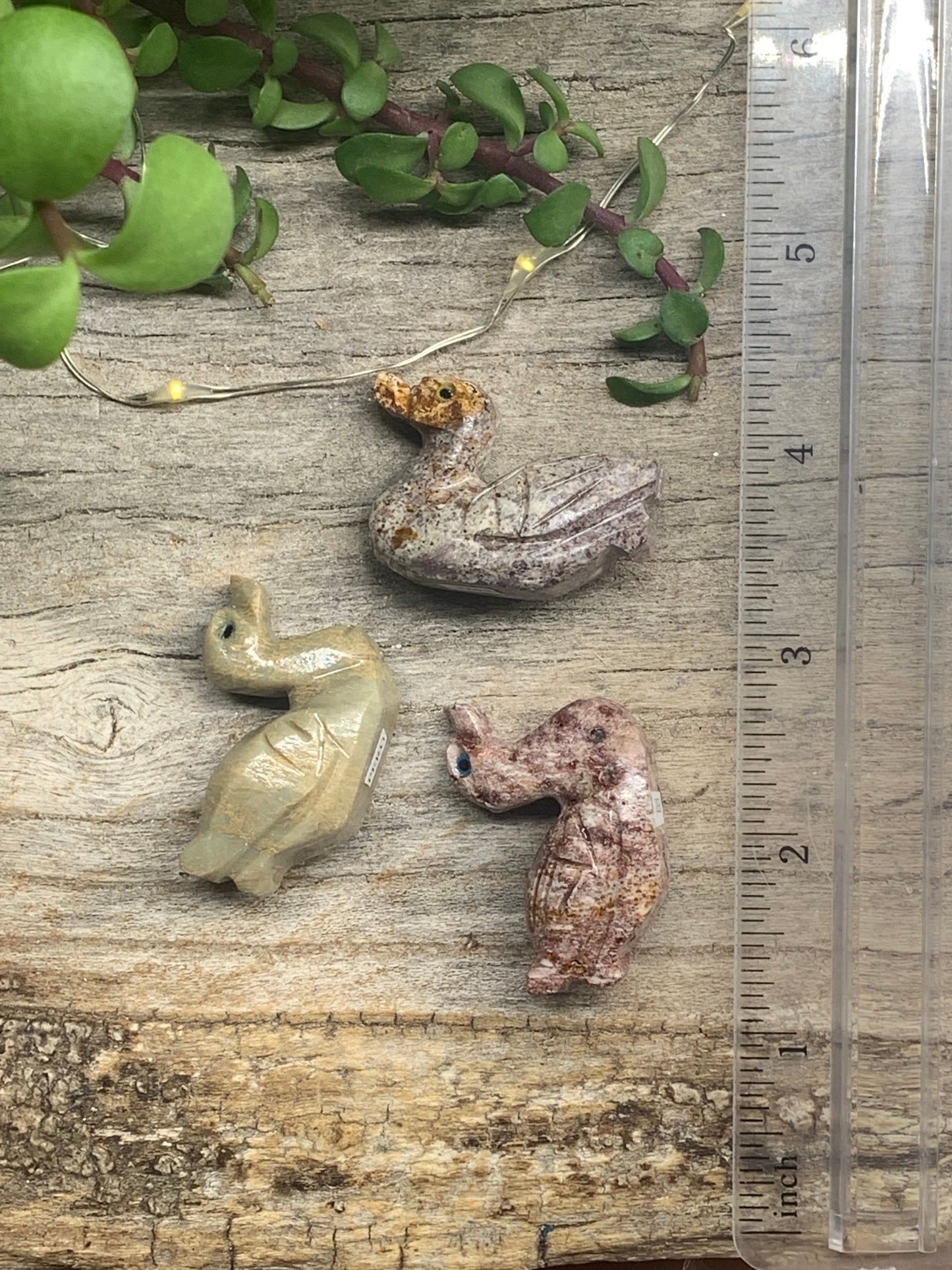 Duck Carved Soapstone Figurine (Approx. 1 5/8") 0772