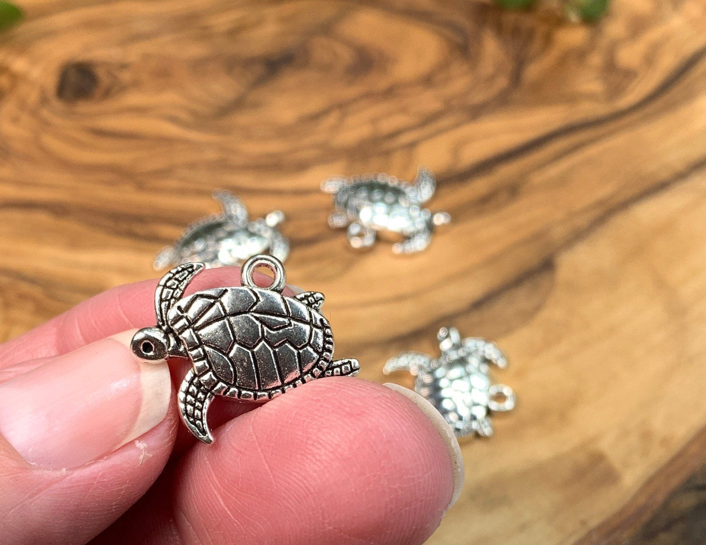 Turtle Pendant Silver Alloy 0641-A