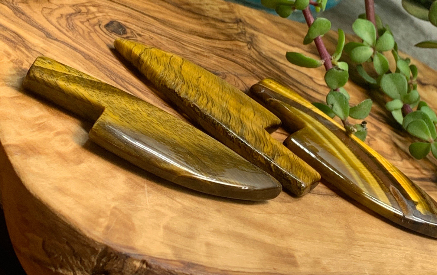 Tiger's Eye Cord Cutting Knife 0151