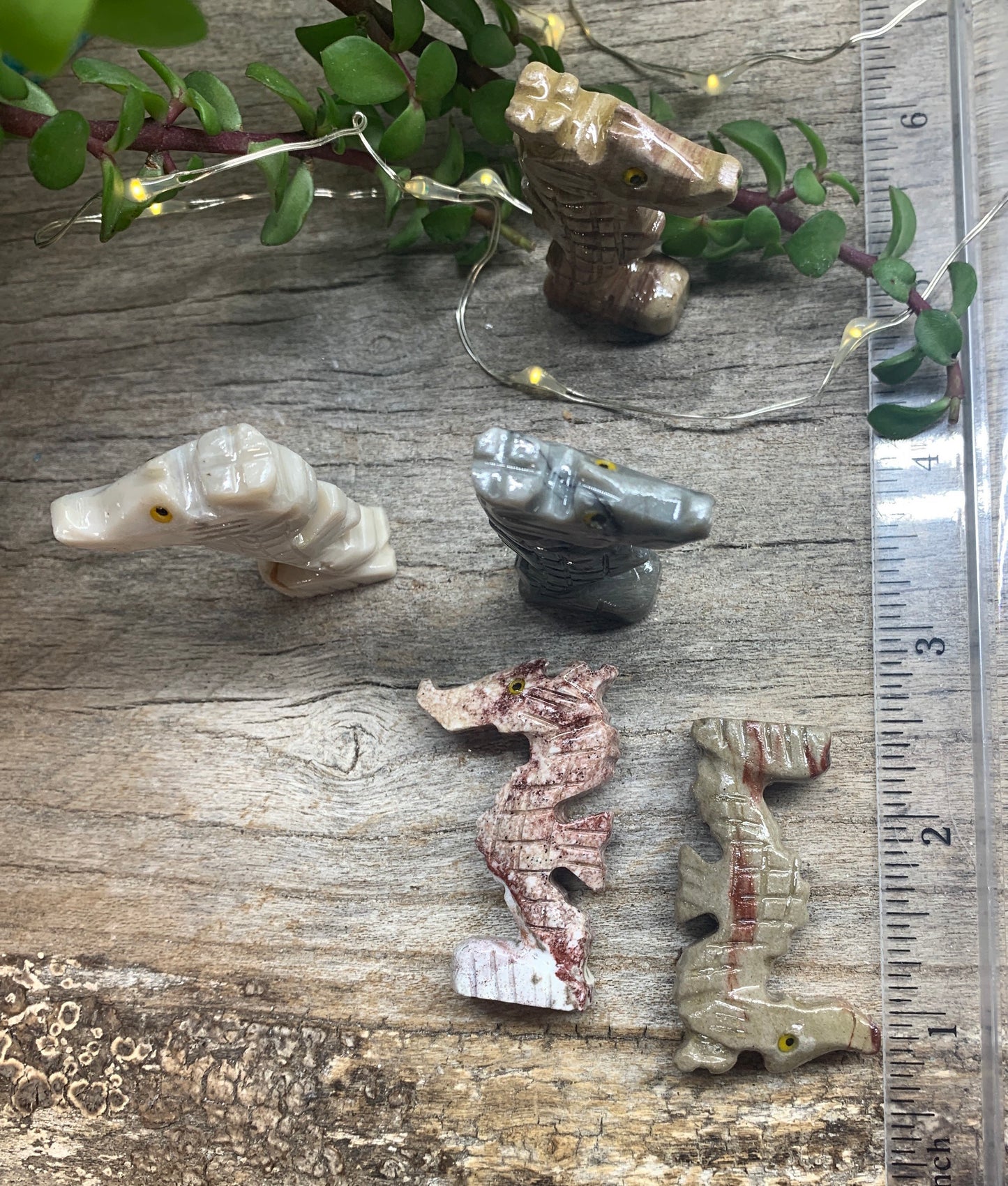 Seahorse Carved Soapstone (Approx. 2") 0761