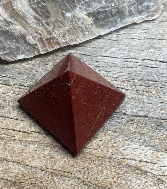 Red Jasper Pyramid (Approx. 1 3/4" - 2 1/2") 1554