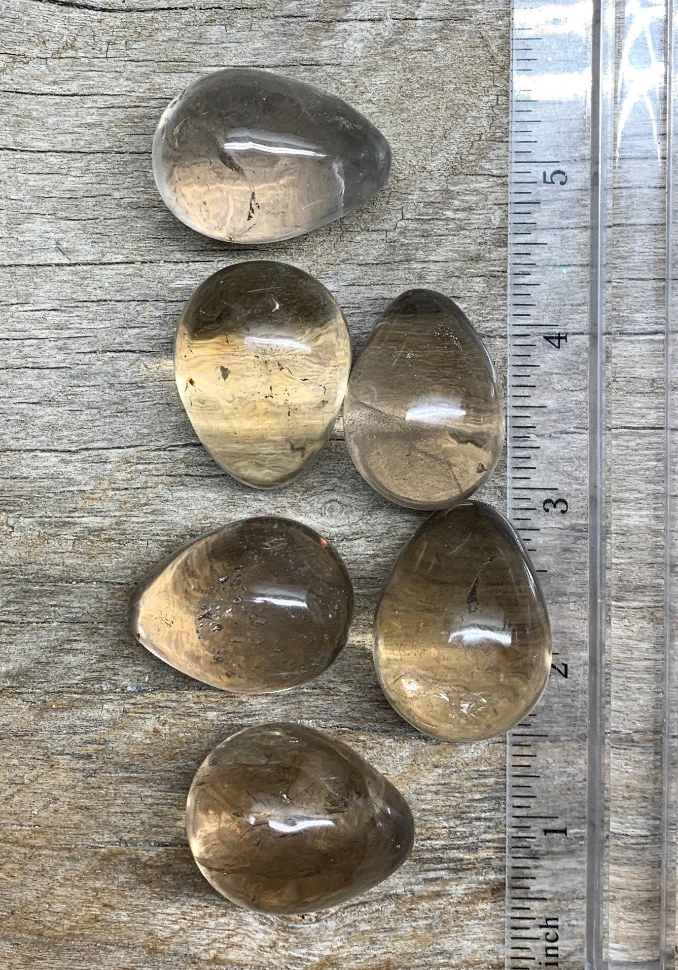 Smoky Quartz Egg 1 1/4” 0395