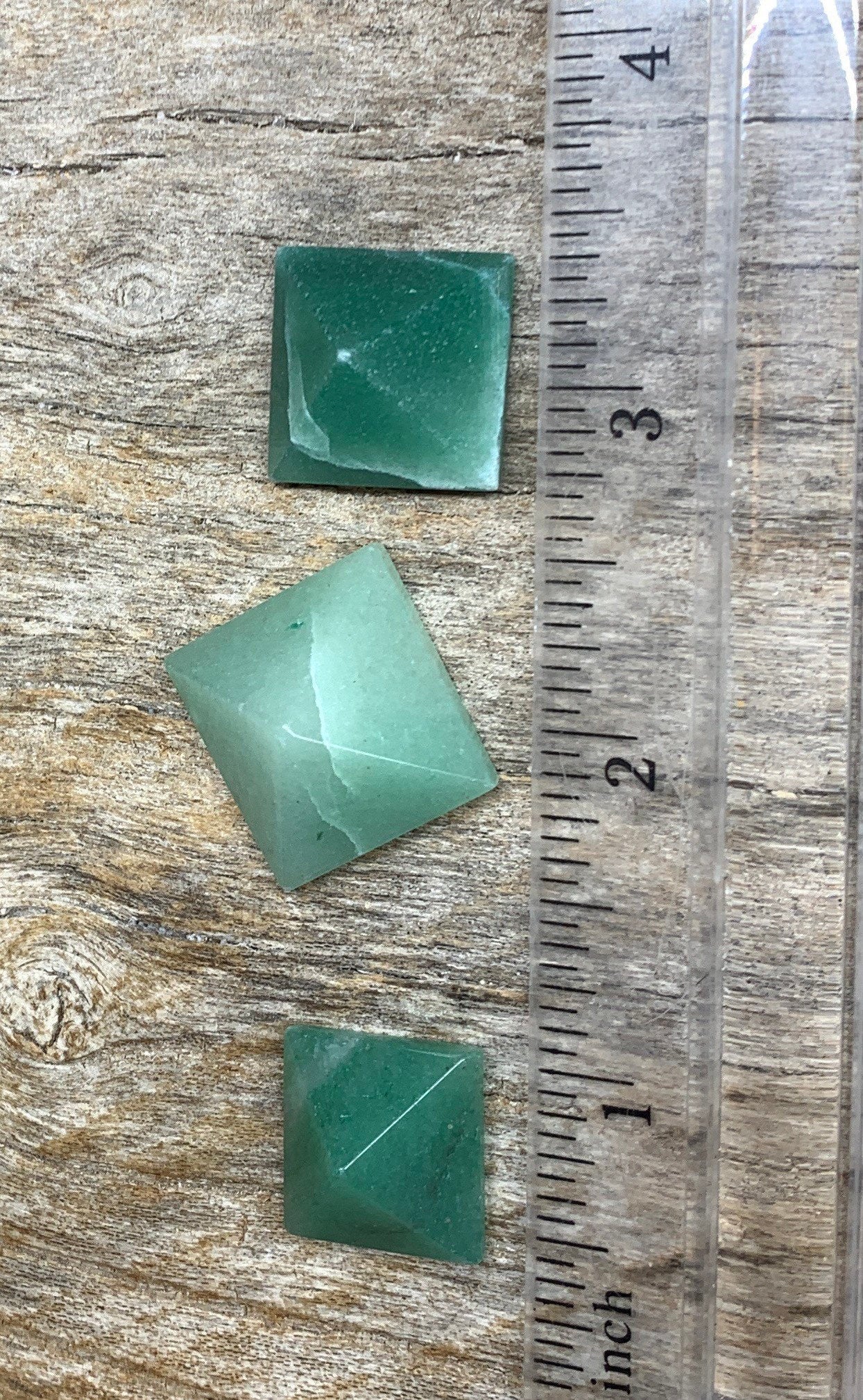 Green Aventurine Pyramid 0246 (Approx. 3/4”- 1”)