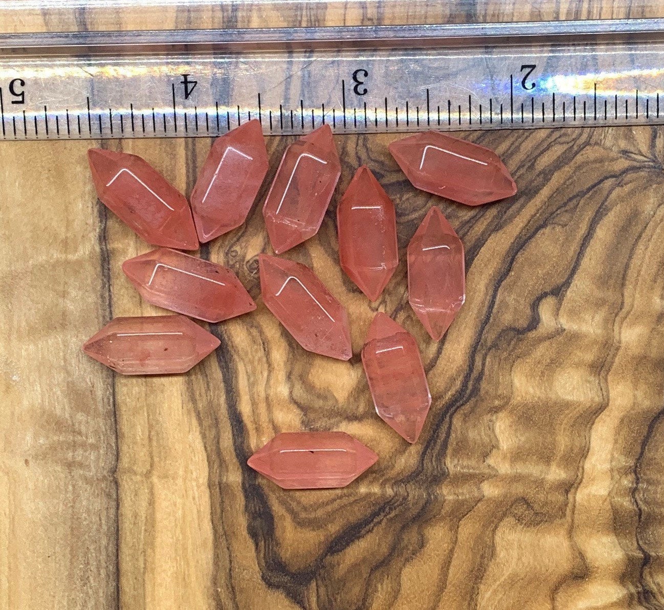Cherry Quartz Double Terminated Crystal Point T-0058