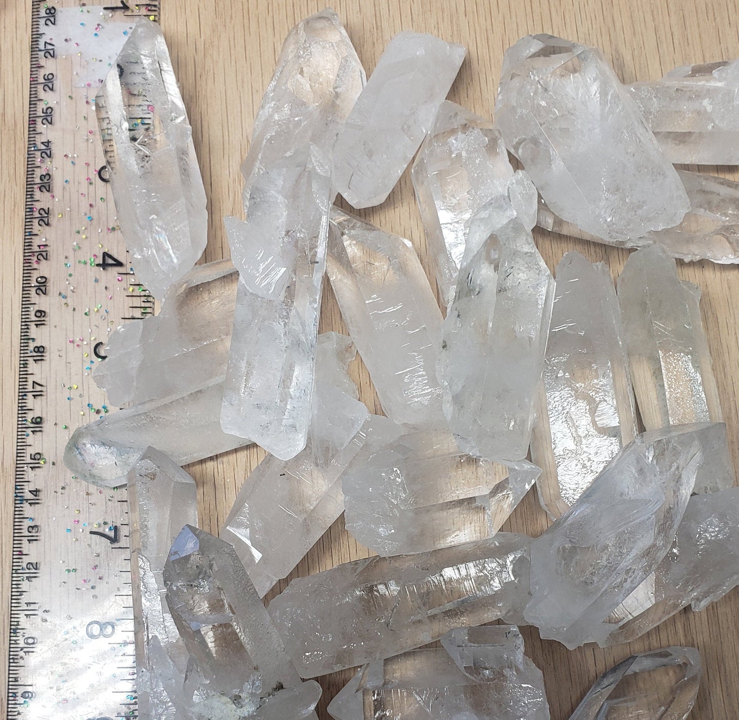 Natural Clear Quartz Crystal, (Approx 1 5/8" to 3 1/2" long) One Crystal, Metaphysical Quartz Rough 0475