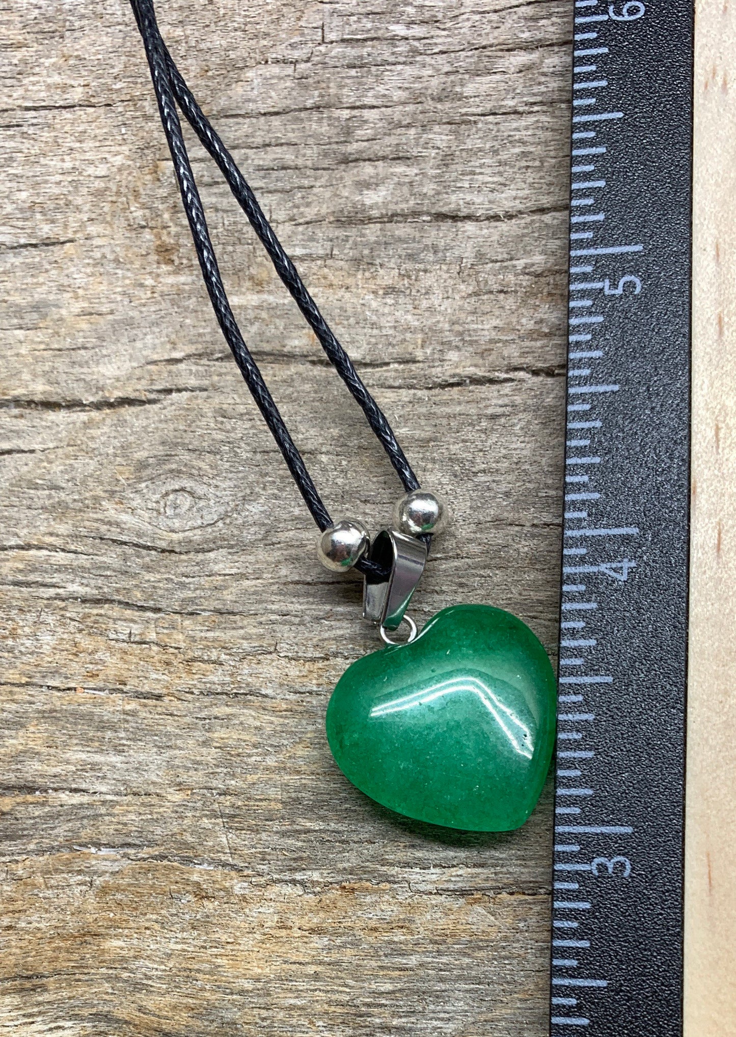 Green Quartz Heart Necklace NCK-1198