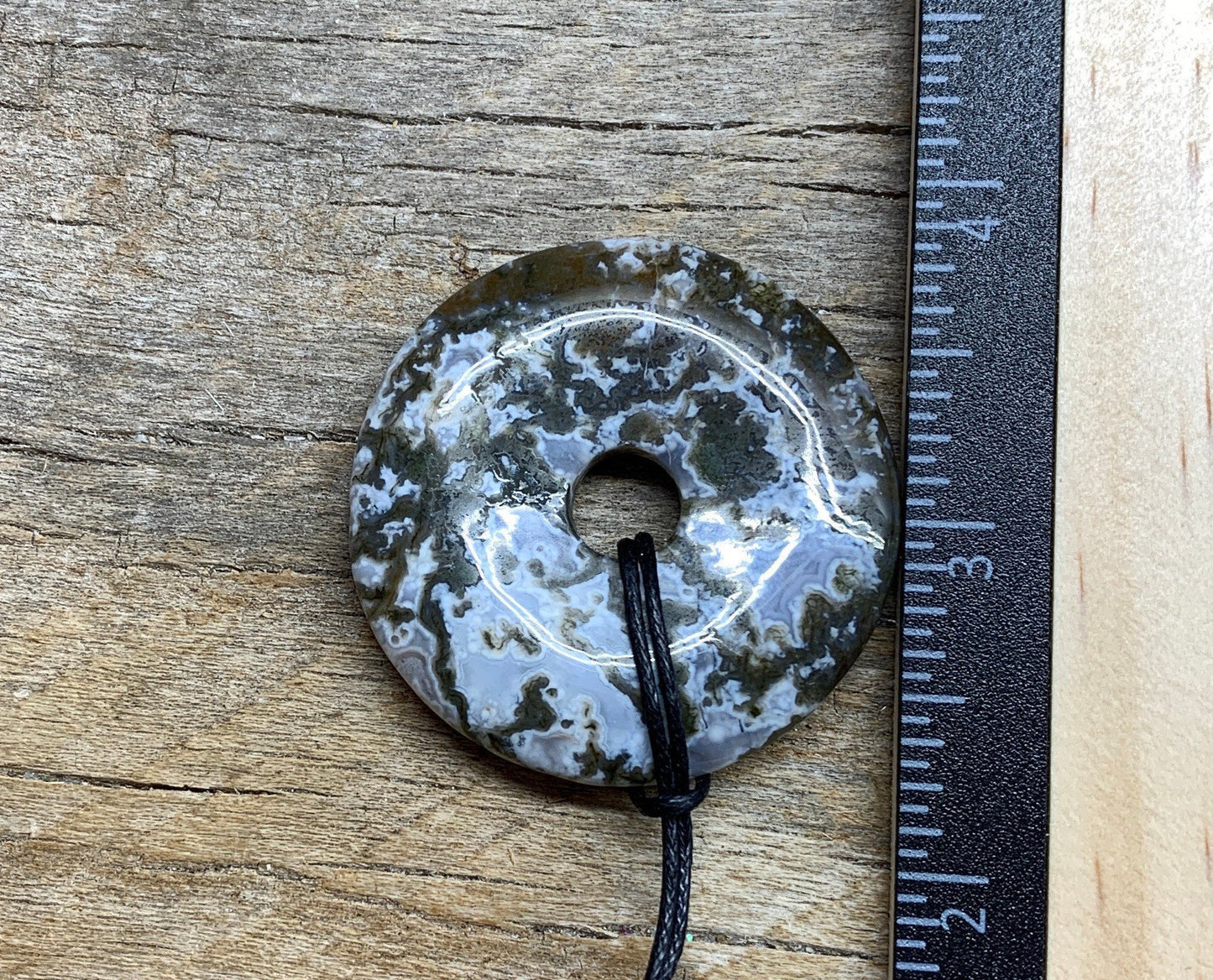 Agate PI Stone Necklace HOT-0582 40mm