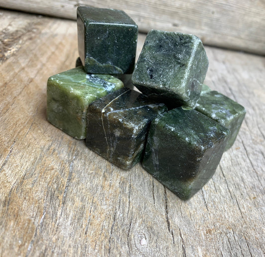 Nephrite Jade 0733 - 7/8”- 1 1/4”