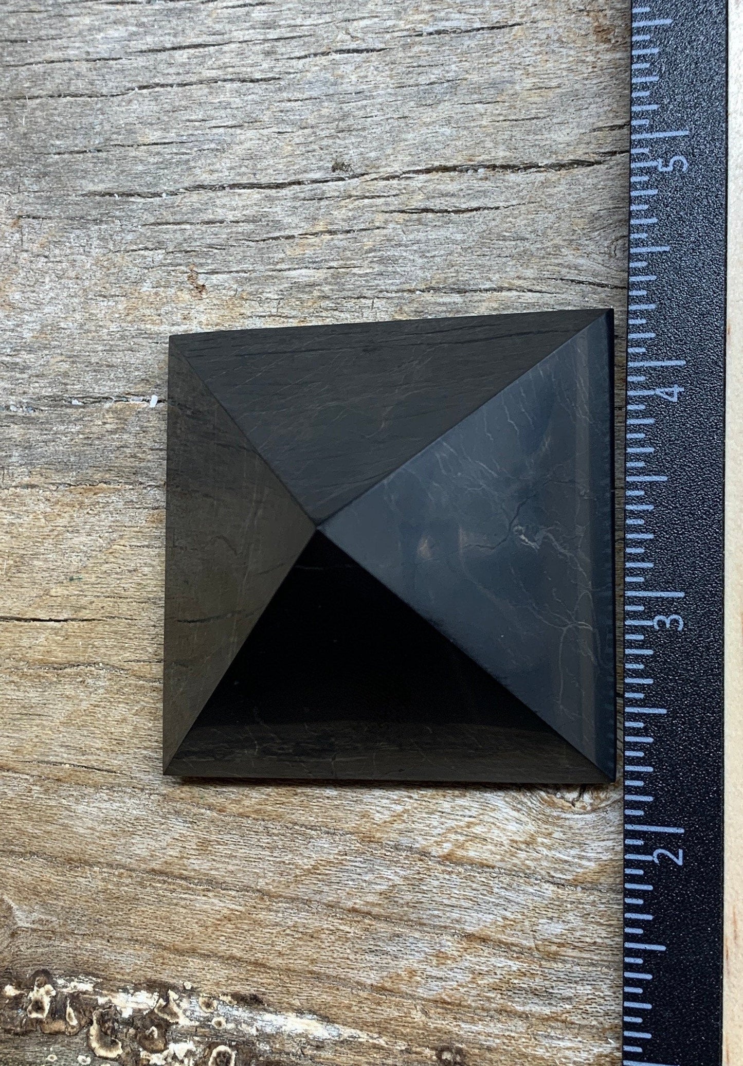 Shungite Pyramid 1556 (Approx. 2 1/2”)