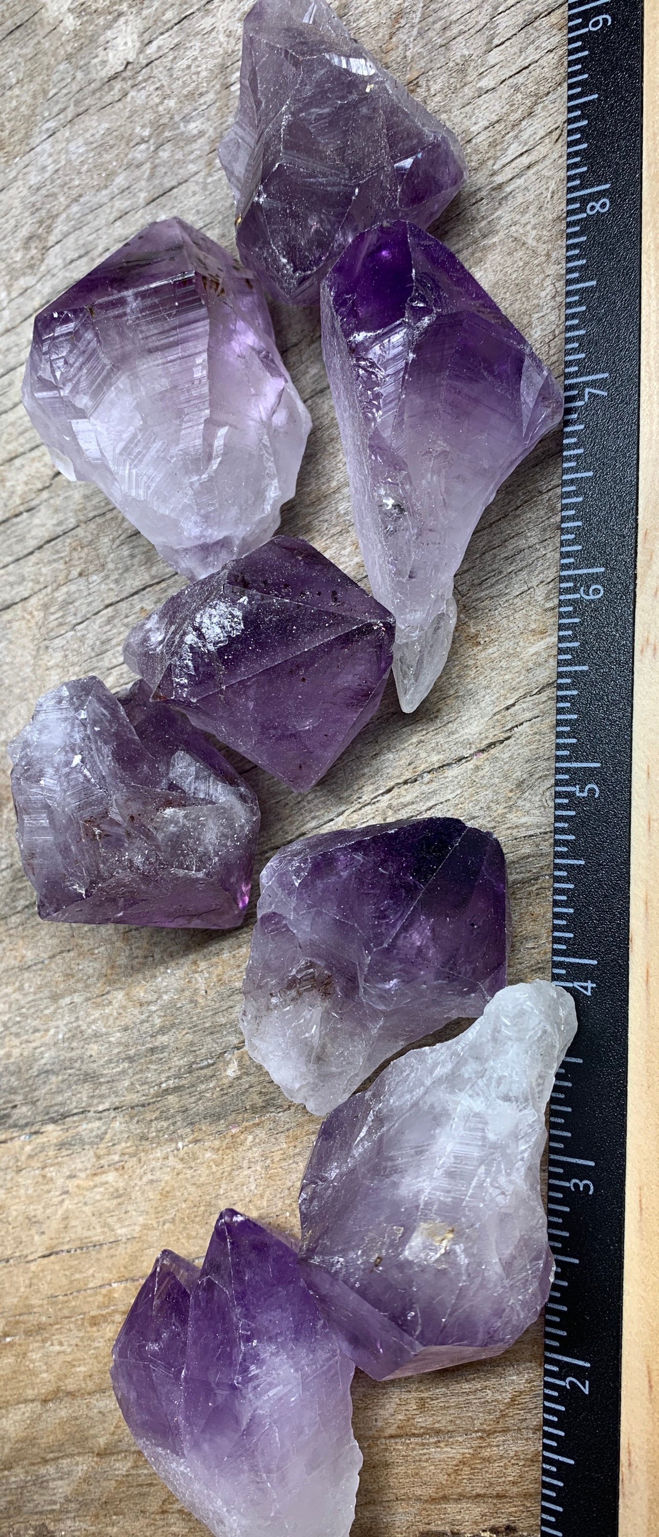 Amethyst Crystal Point 0418 Natural (Approx. 1 1/2”-1 3/4”)