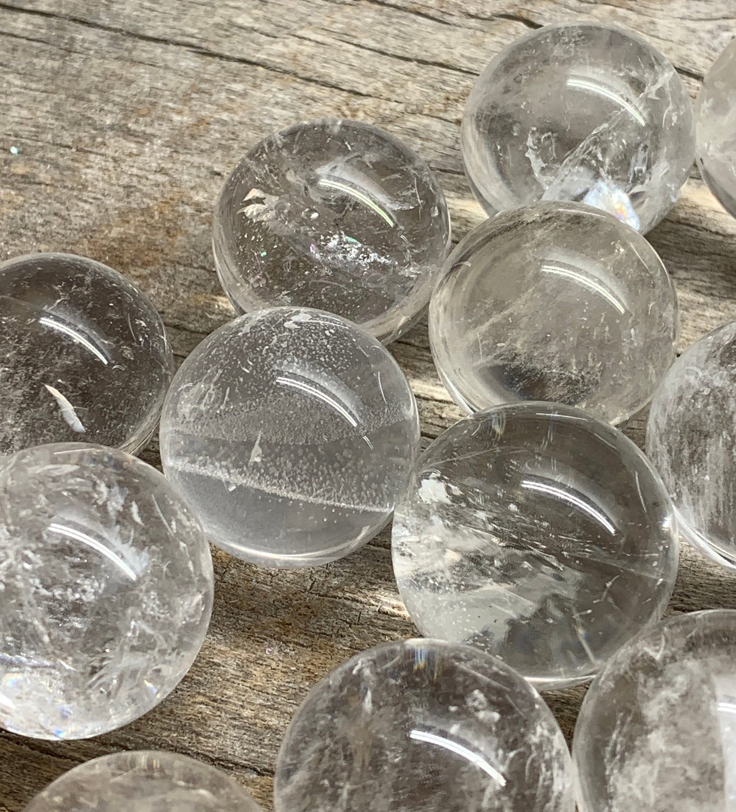 Clear Quartz Sphere 1444 (7/8”- 1”)