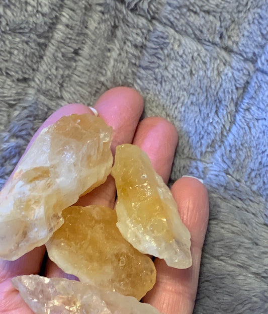 Citrine Raw, Crystal Point (Approx 1.5" - 2") 1220