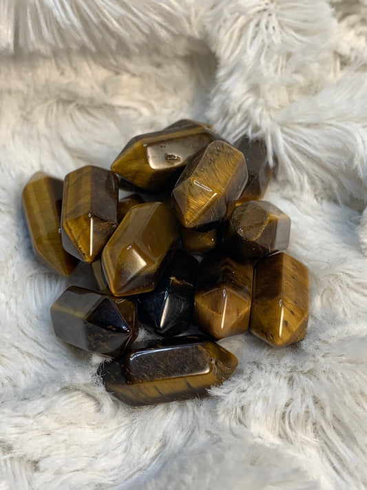 Tiger's Eye Small Double Terminated Crystal Point T-0069