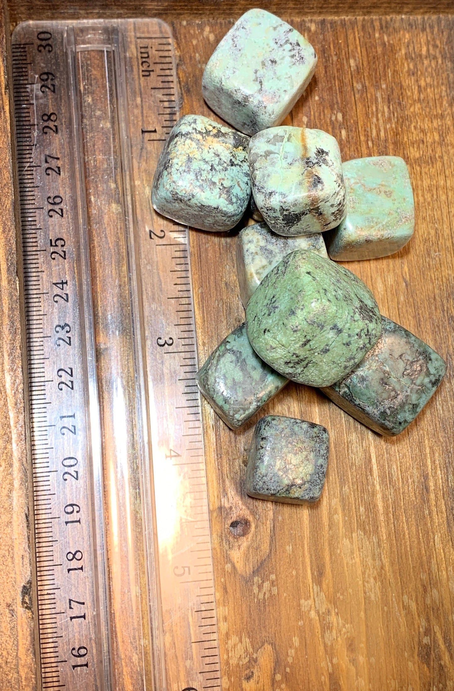 African Turquoise Cube (Approx. 5/8" - 3/4") Polished 0666