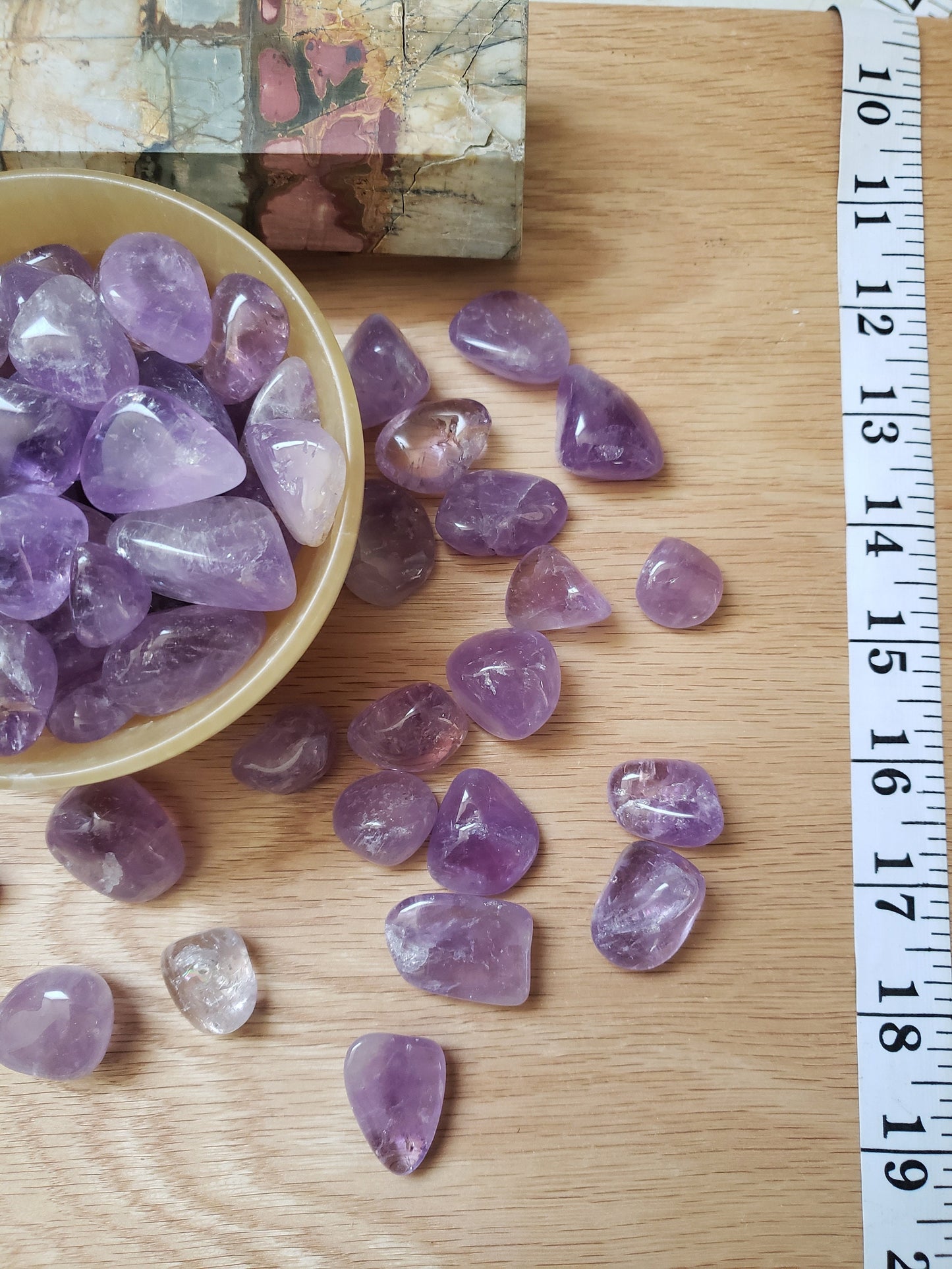 Amethyst, Beautiful, Charity, Tumbled, Polished (Approx 5/8" -3/4") Polished Stone 0463