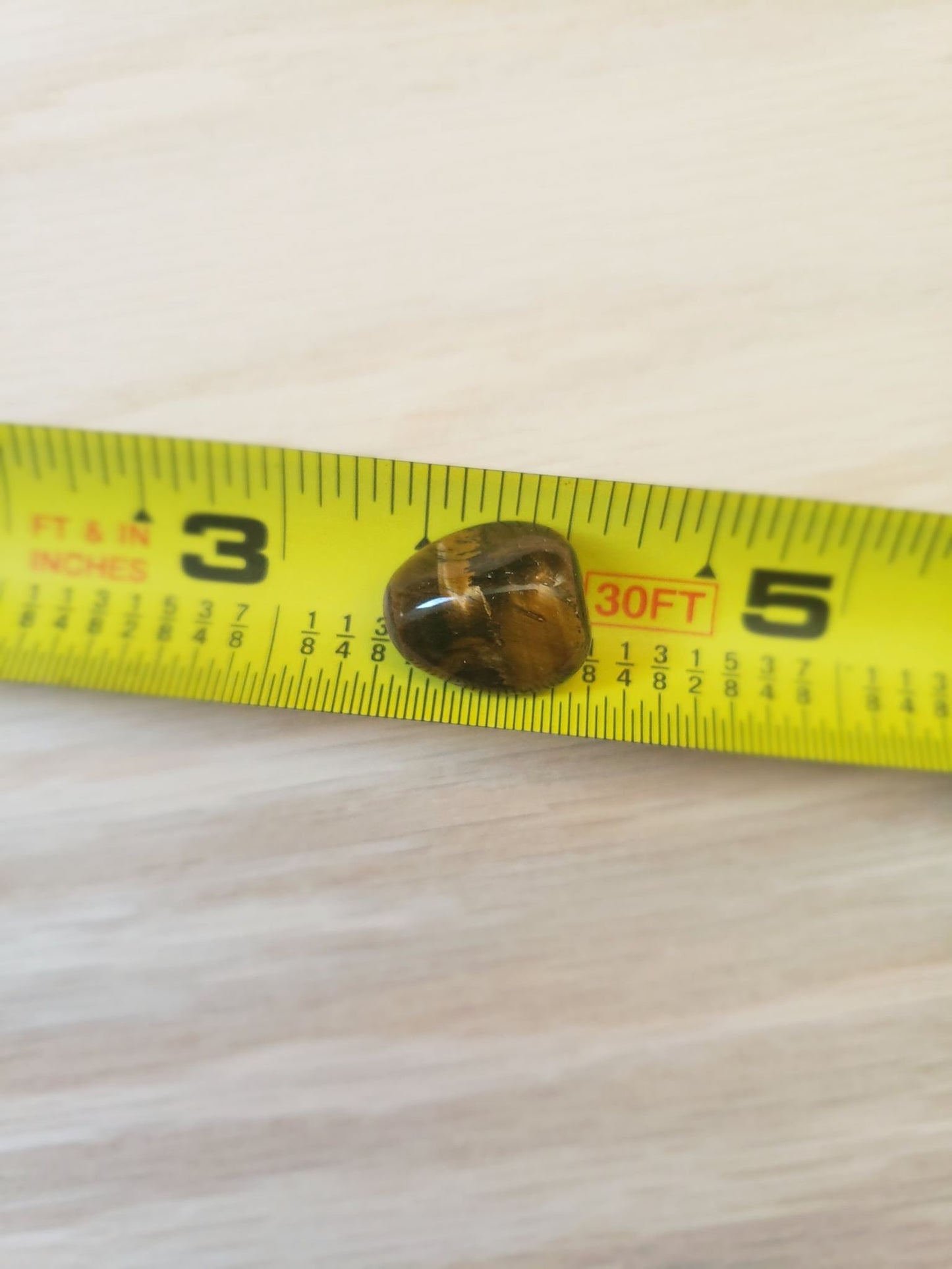 Tiger's Eye Polished Stone (Approx. 1/2" - 1") BIN-1359