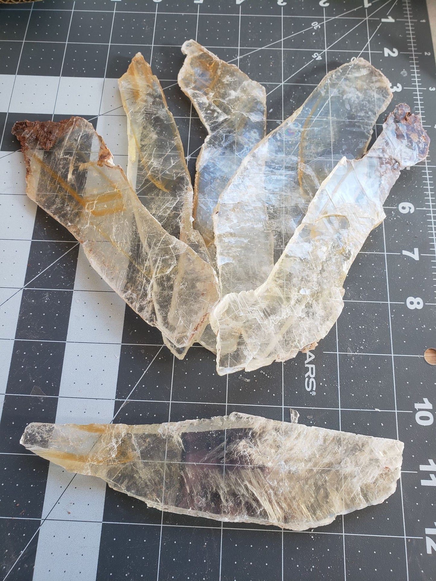 Large Selenite Feather (Approx. 6 3/4" - 7 1/2") SEL-0025