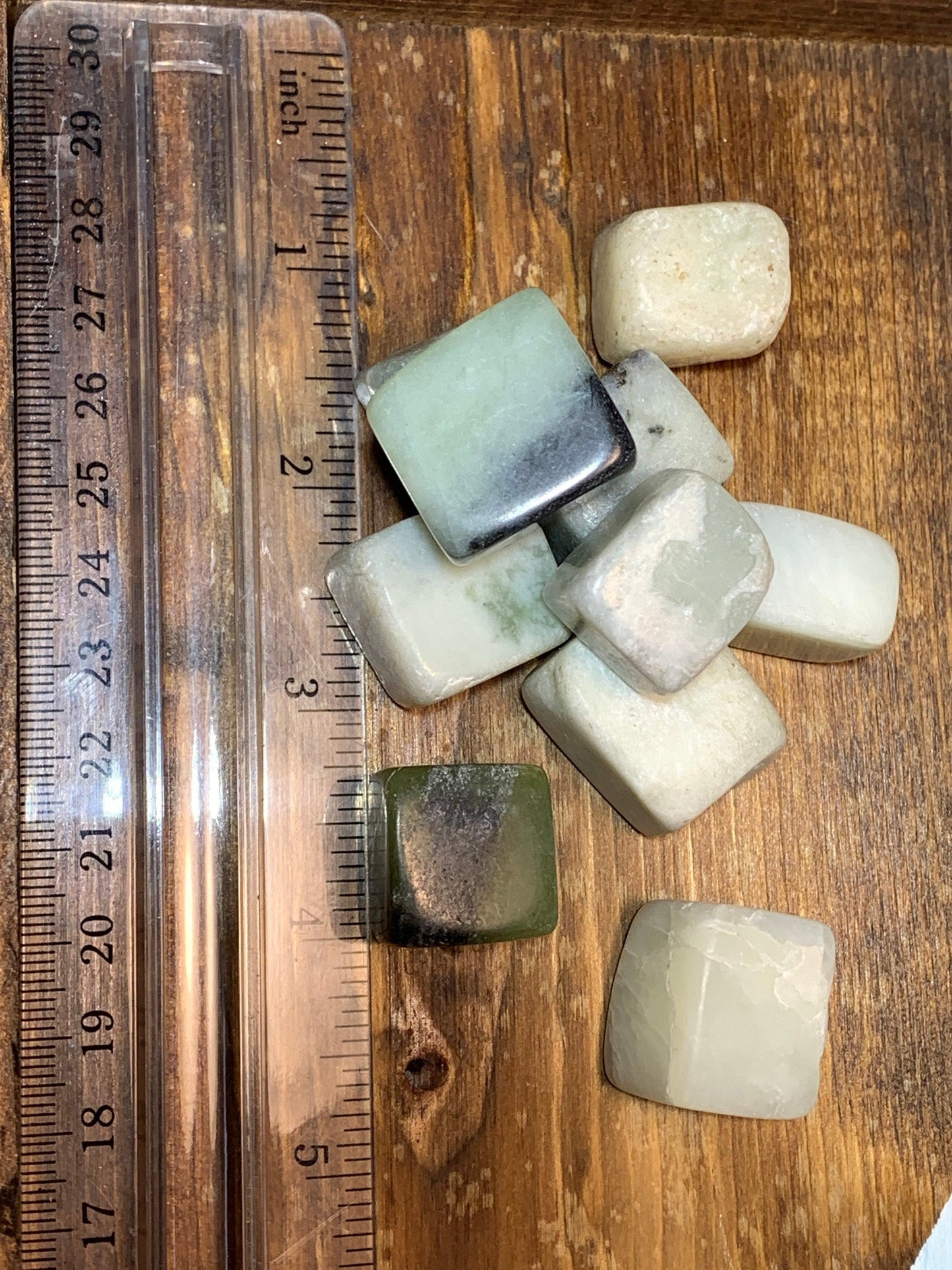 Jade Cube Polished (Approx 1 1/8" - 1 1/2") BIN-1371