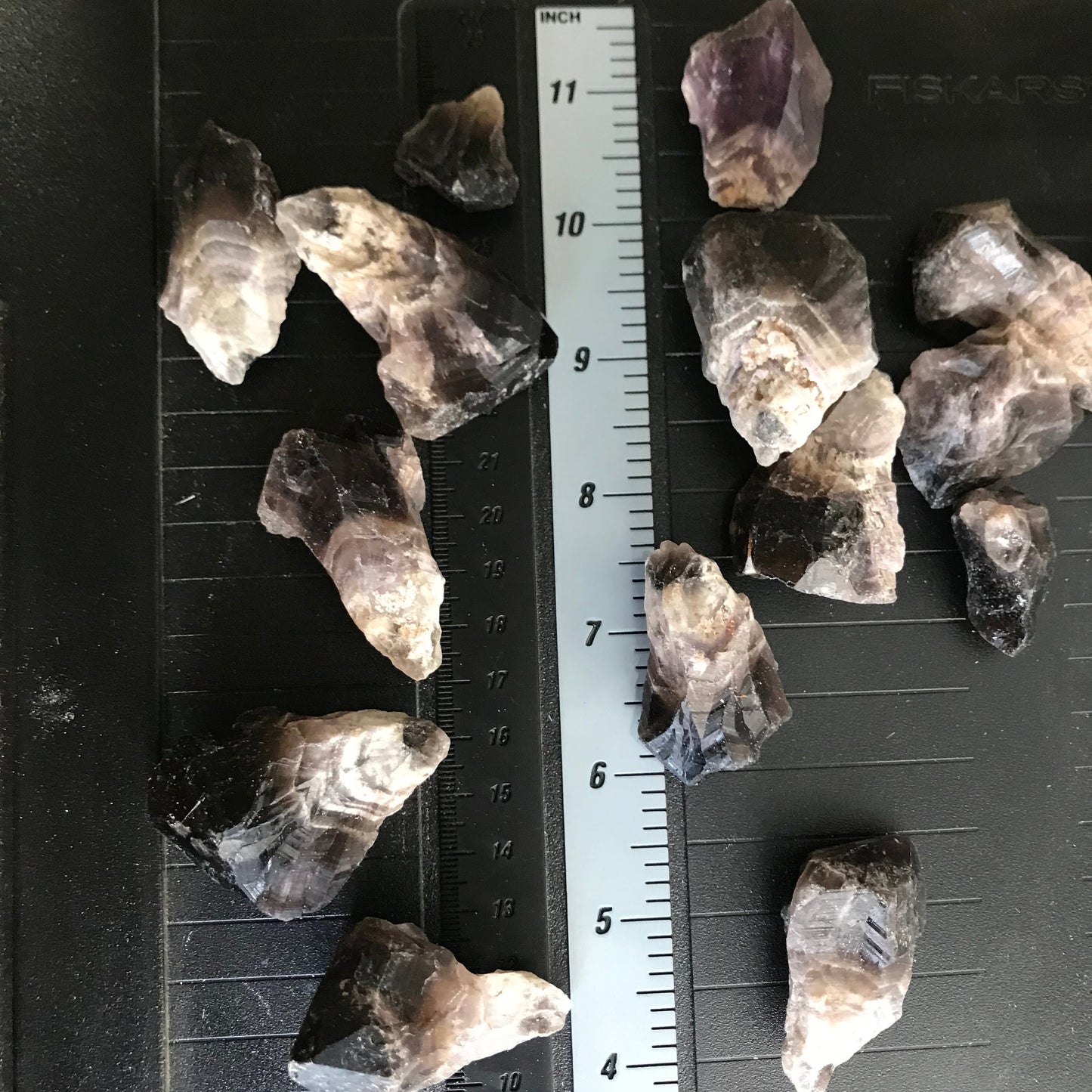 Raw Chevron Amethyst, One Crystal (Approx 1 1/4) for Protection, Purple Amethyst, Supply for Crystal Grid, or Wire Wrapping BIN-0268