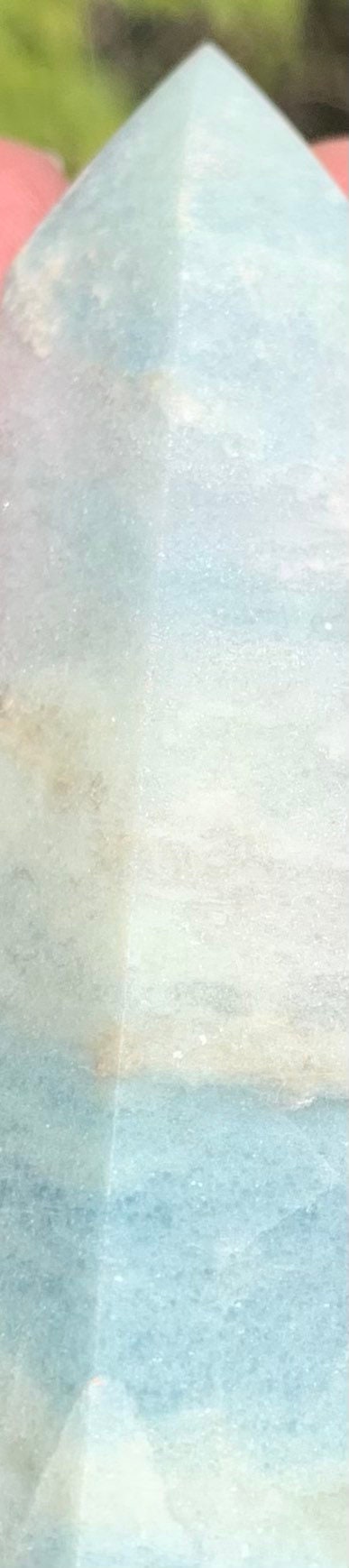 Blue Onyx Obelisk (Approx. 3 3/4 “) 0302