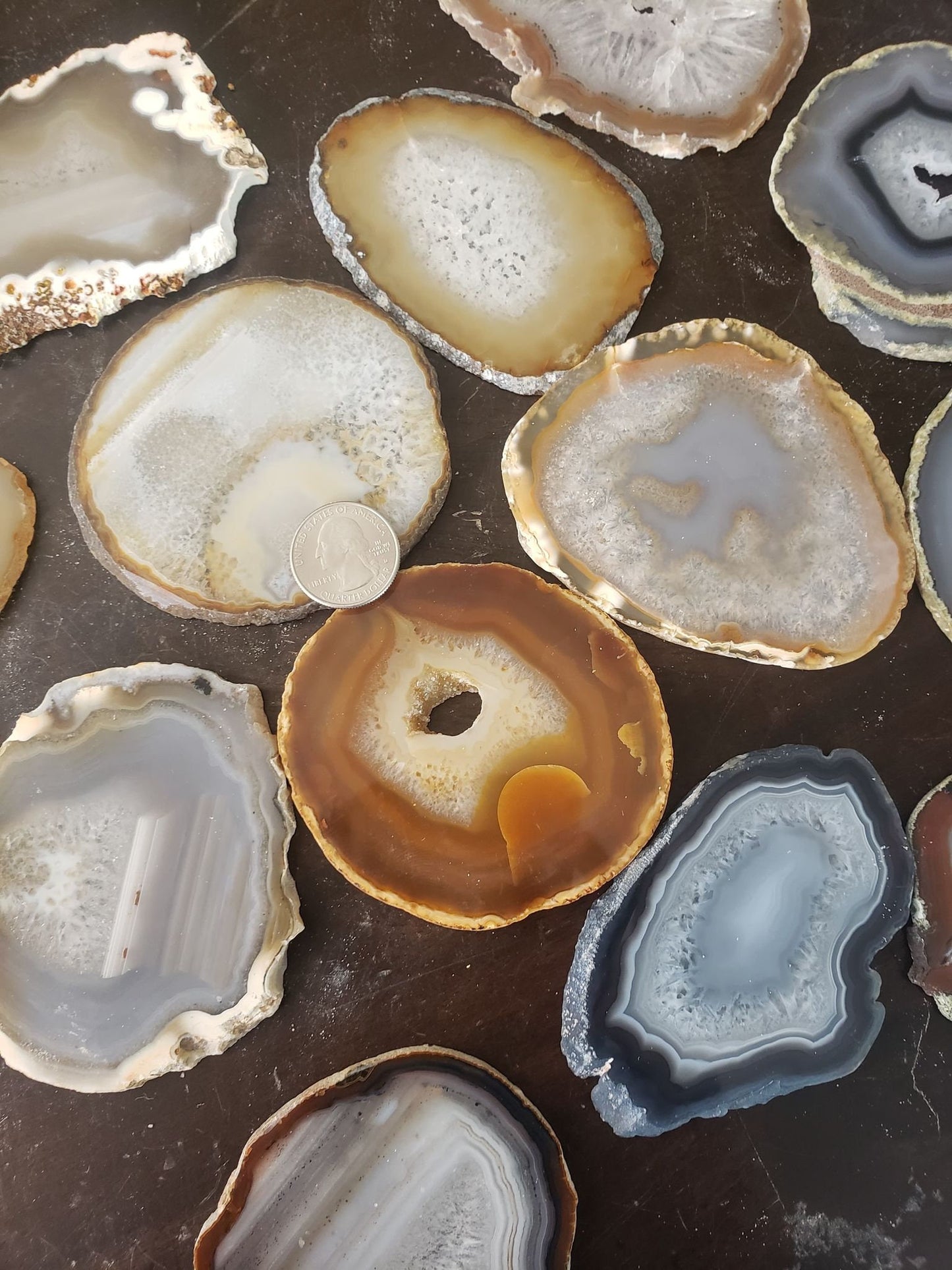 Agate Slice, Polished (Approx. 2 1/2" - 3 1/2") 0239