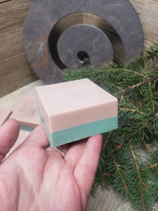 Sandalwood & Pine Soap 5 oz., Natural, Soulful and Masculine 0238
