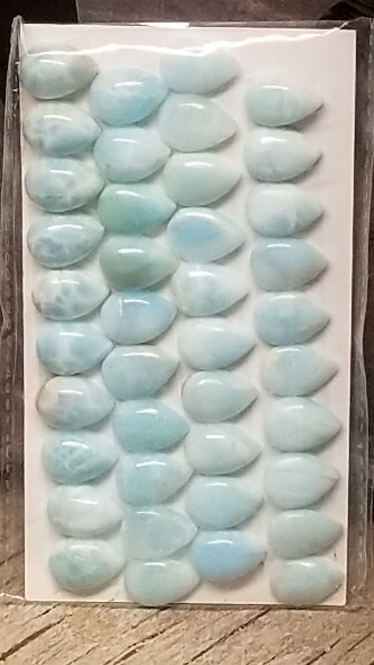 Larimar Cabochon You will receive one cabochon(Small, Approx. 14mm) BIN-0166-D