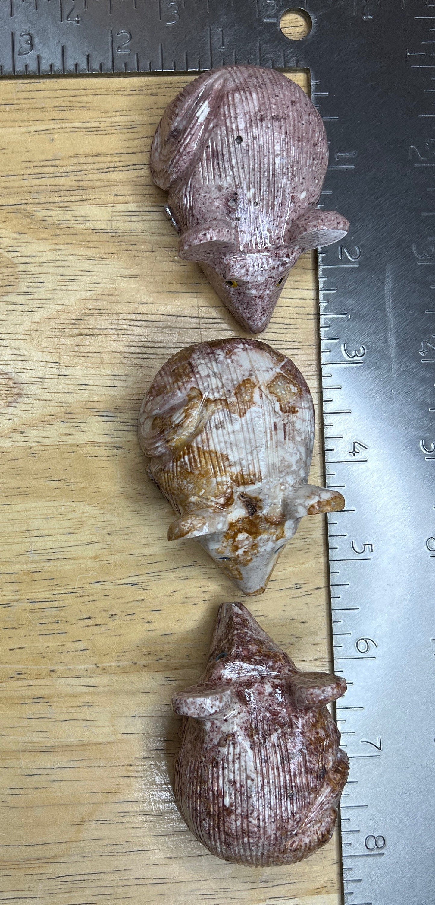 Mouse Carved Soapstone (Approx. 2 3/4”) 0822