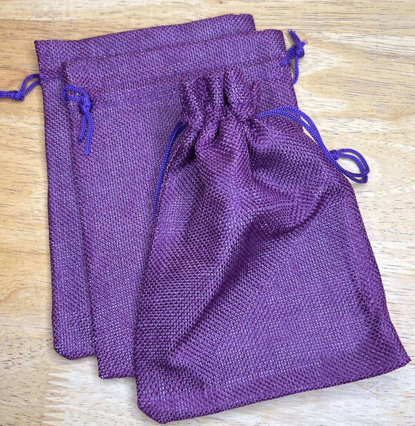 Purple Tweed Bag (Large) BAG-0036 5"x7"