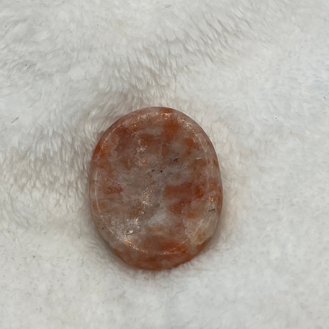 Sunstone Worry Stone 1384 (Approx. 1 1/2”- 1 3/4”)