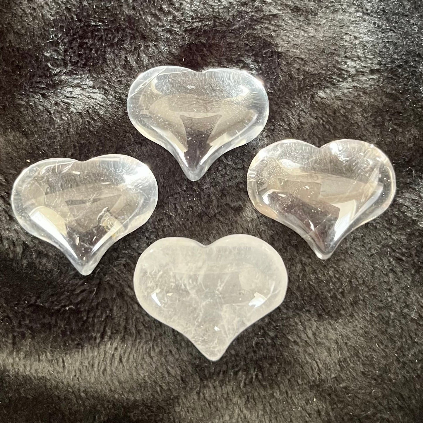 Quartz Puffy Heart (Approx. 3/4”x1”) 0530-B