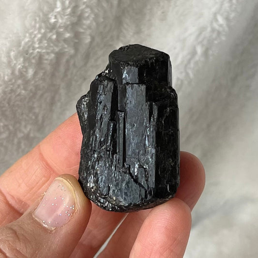Black Tourmaline Crystal (Approx. 1 1/2" - 1 3/4") 0453