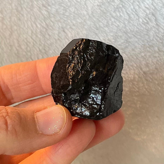 Black Tourmaline Crystal (Approx. 1 1/8”-1 5/8") 0158