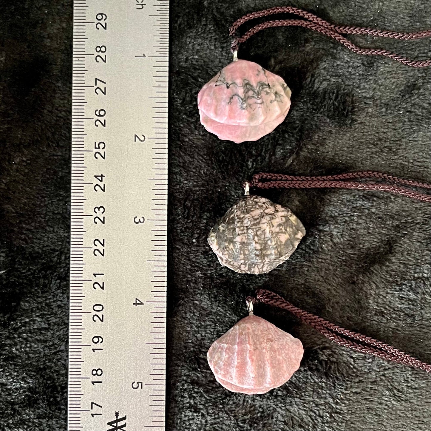 Rhodonite Sea Shell Necklace NCK-2718