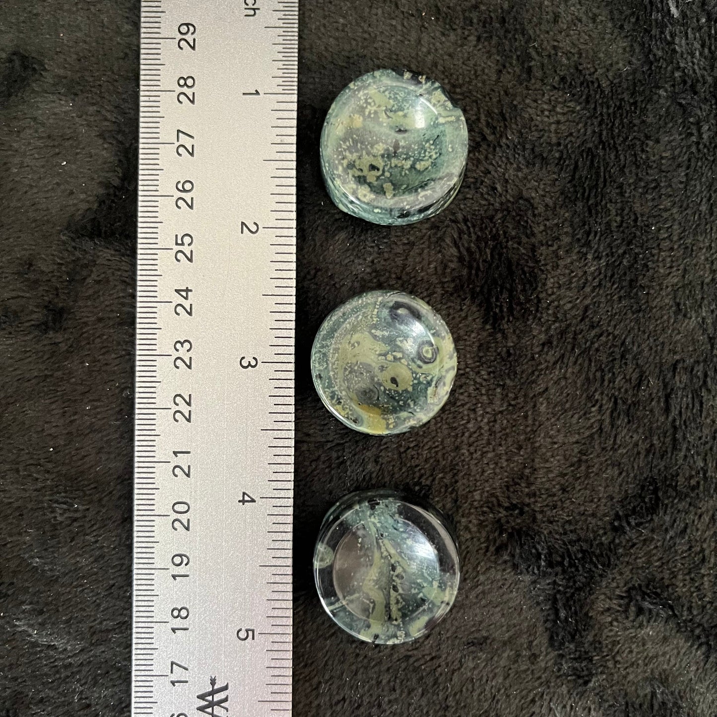 Kambaba Jasper (Crocodile Jasper) Sphere Stand (Approx 1”) 1679